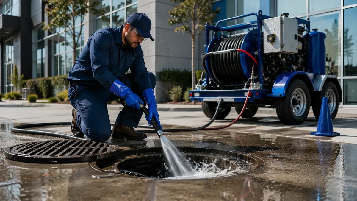 Commercial Hydro Jet Drain Cleaning in Santa Monica