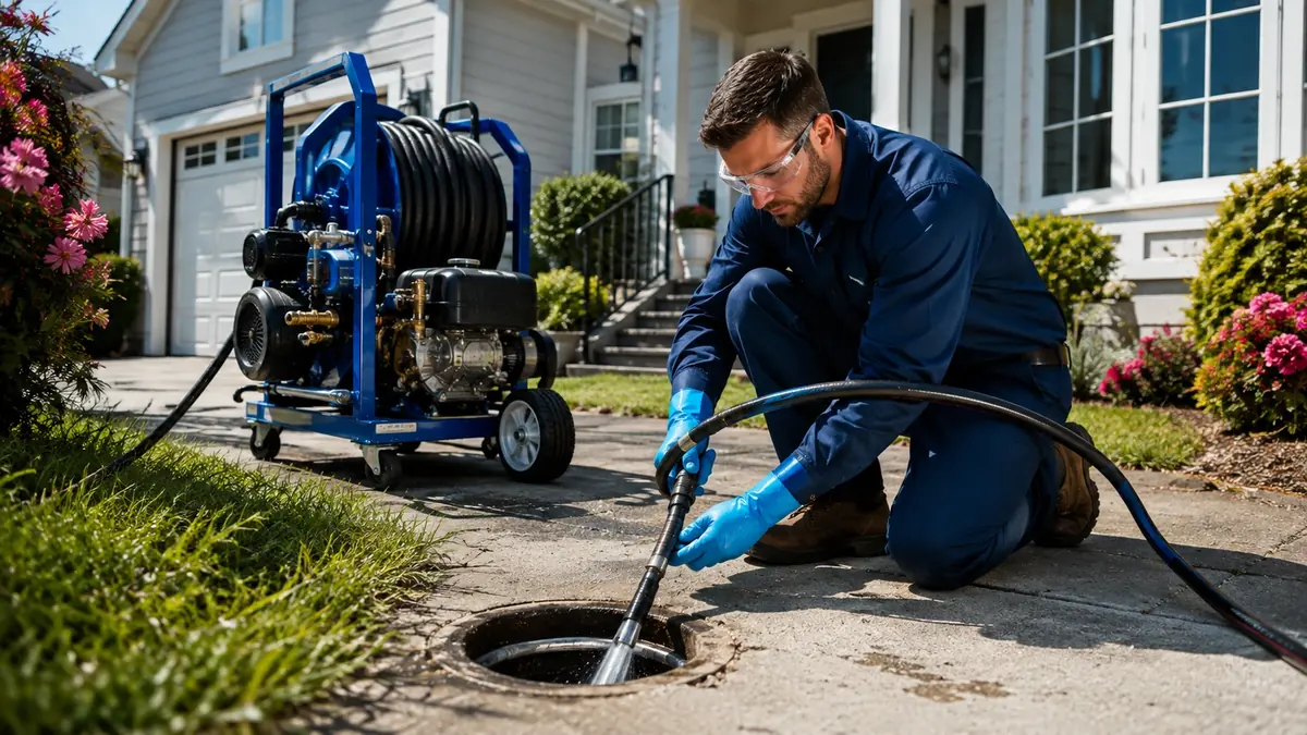 Residential Hydro Jet Drain Cleaning in Santa Monica
