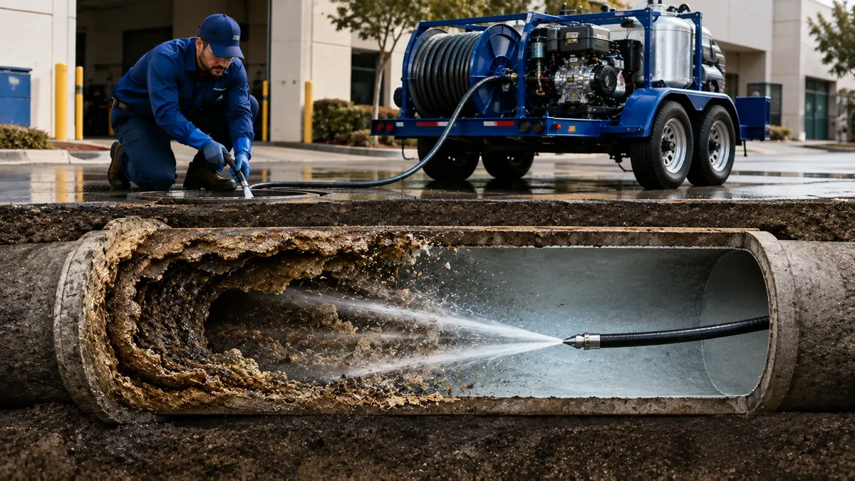 Sewer Pipe Descaling in Santa Monica